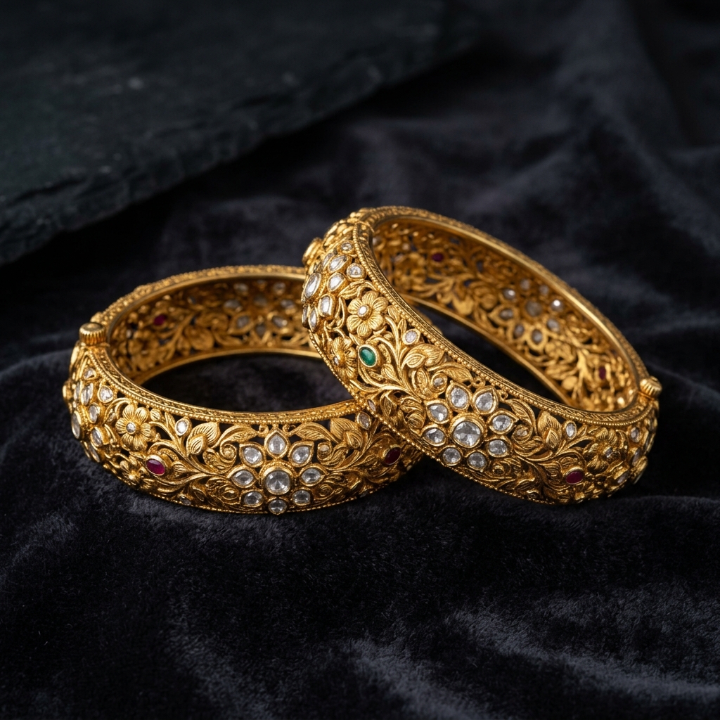 Pure 18K Gold & Solitaire Perfection